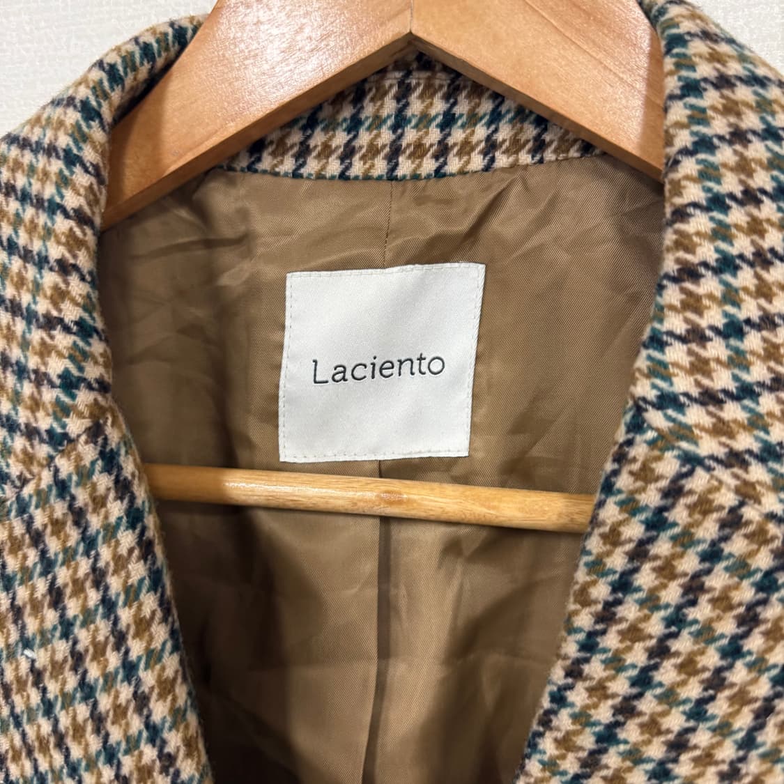 Laciento 체크자켓 95-165 상품이미지3