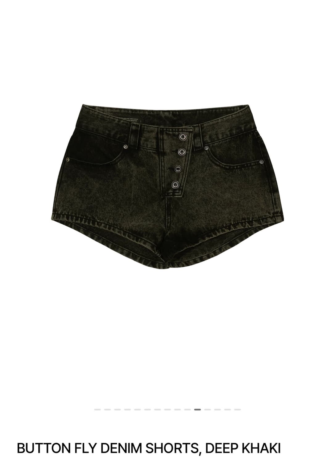 보헤미안서울 button fly denim shorts 상품이미지4