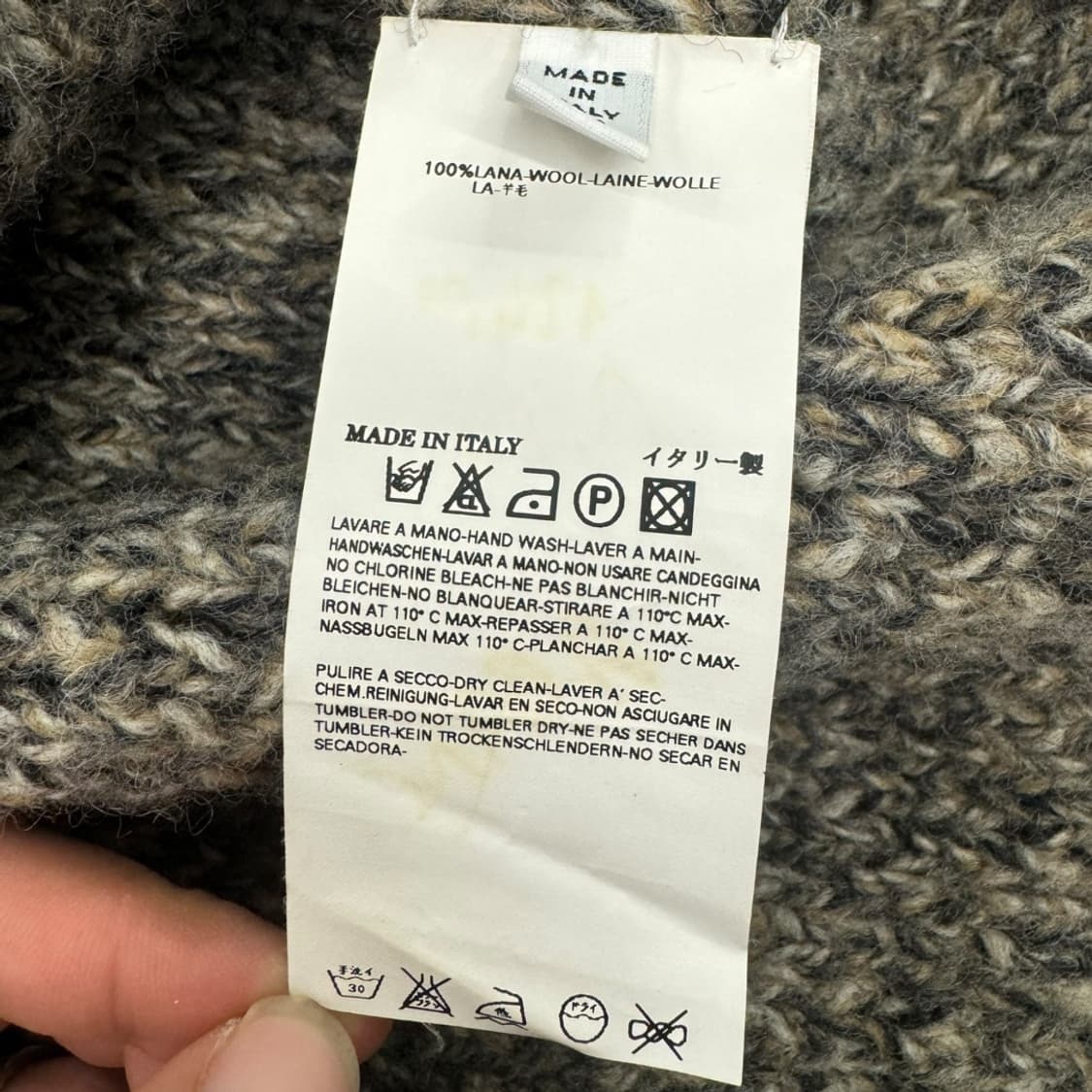 마틴 마르지엘라 06AW No.10 브이넥 슬리브리스 니트 상품이미지6