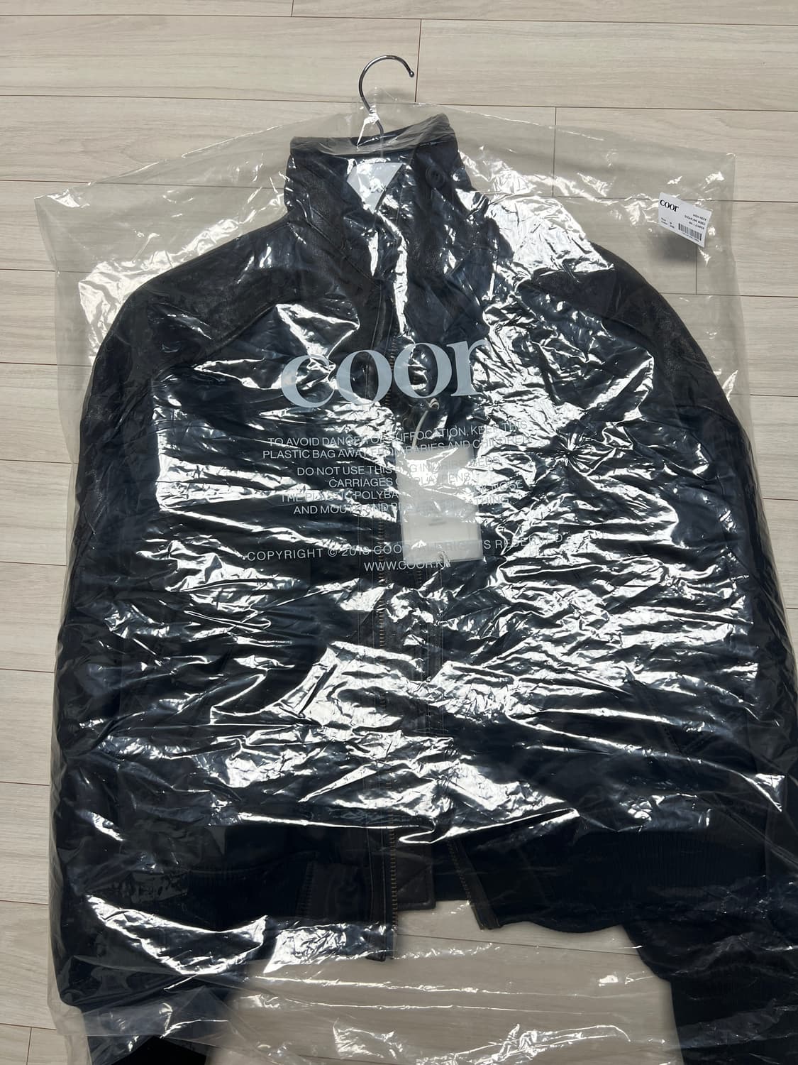 [새상품] M 쿠어 하이넥 시어링 믹스드 MA-1 점퍼 다크브라운 상품이미지4