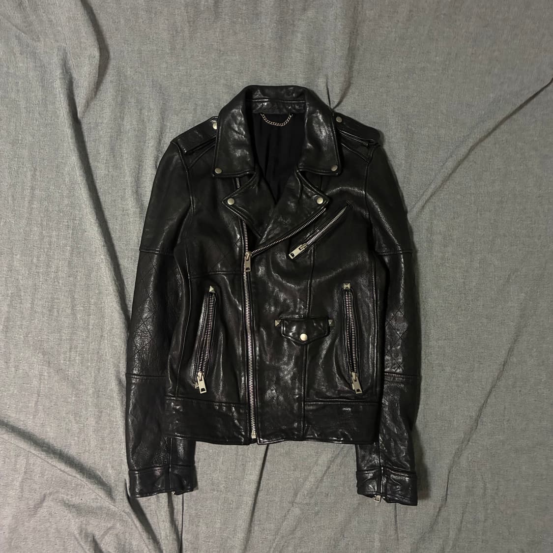 양가죽 라이더 자켓 상품이미지8