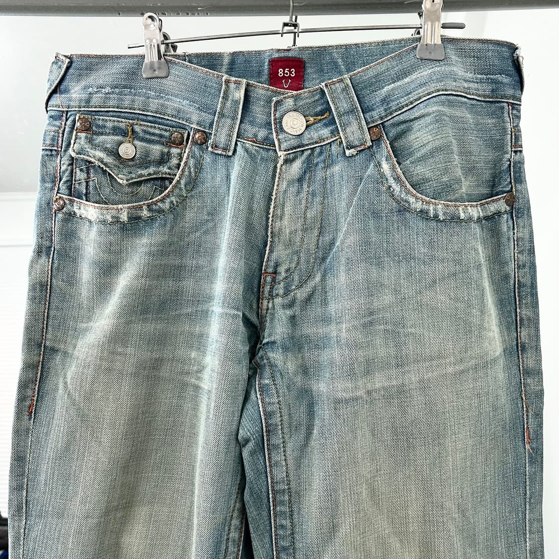 트루릴리전 853 부츠컷 데님 팬츠 상품이미지7