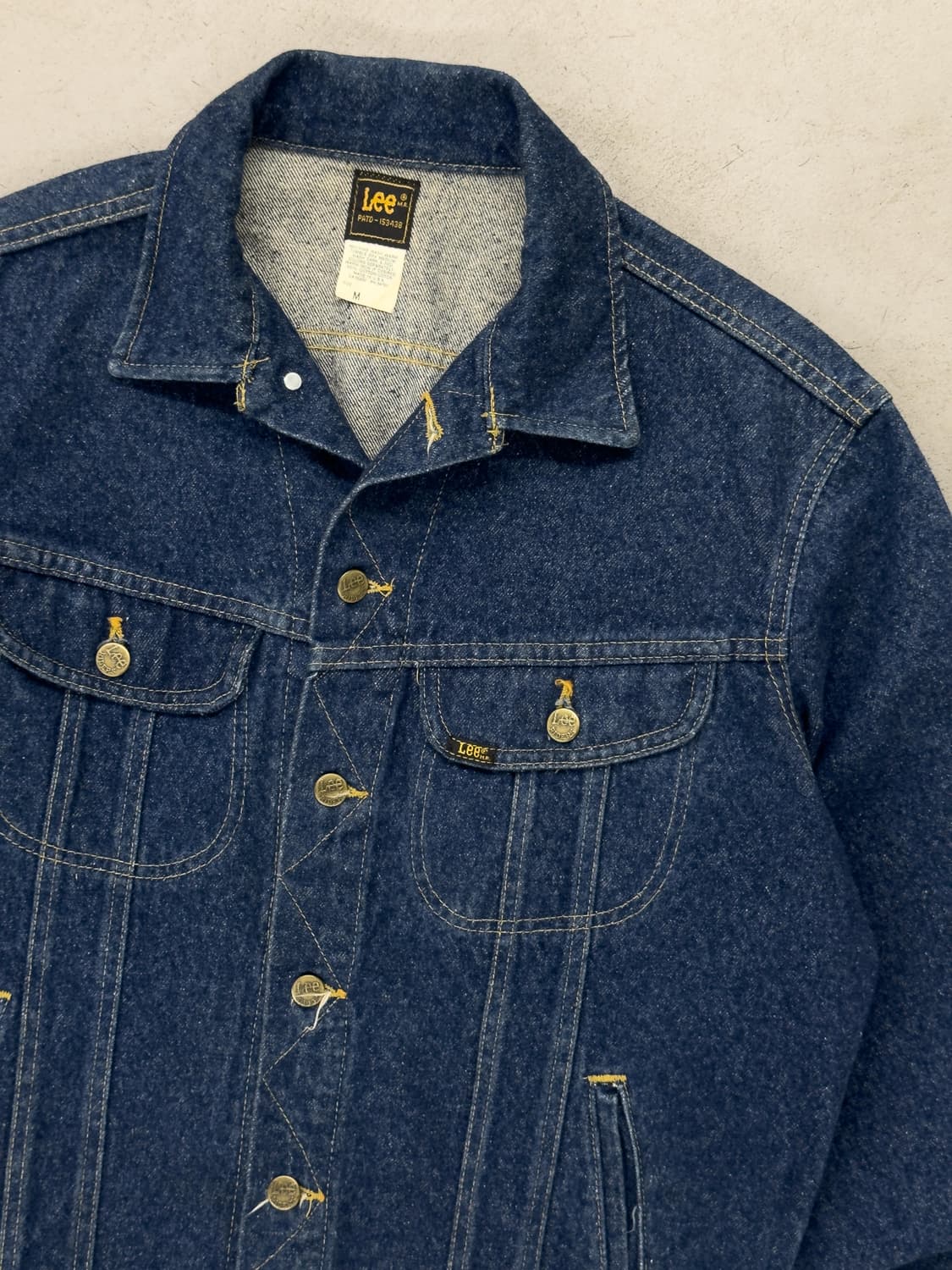 80s USA Lee 220 라이더스 데님 트러커 자켓 상품이미지2