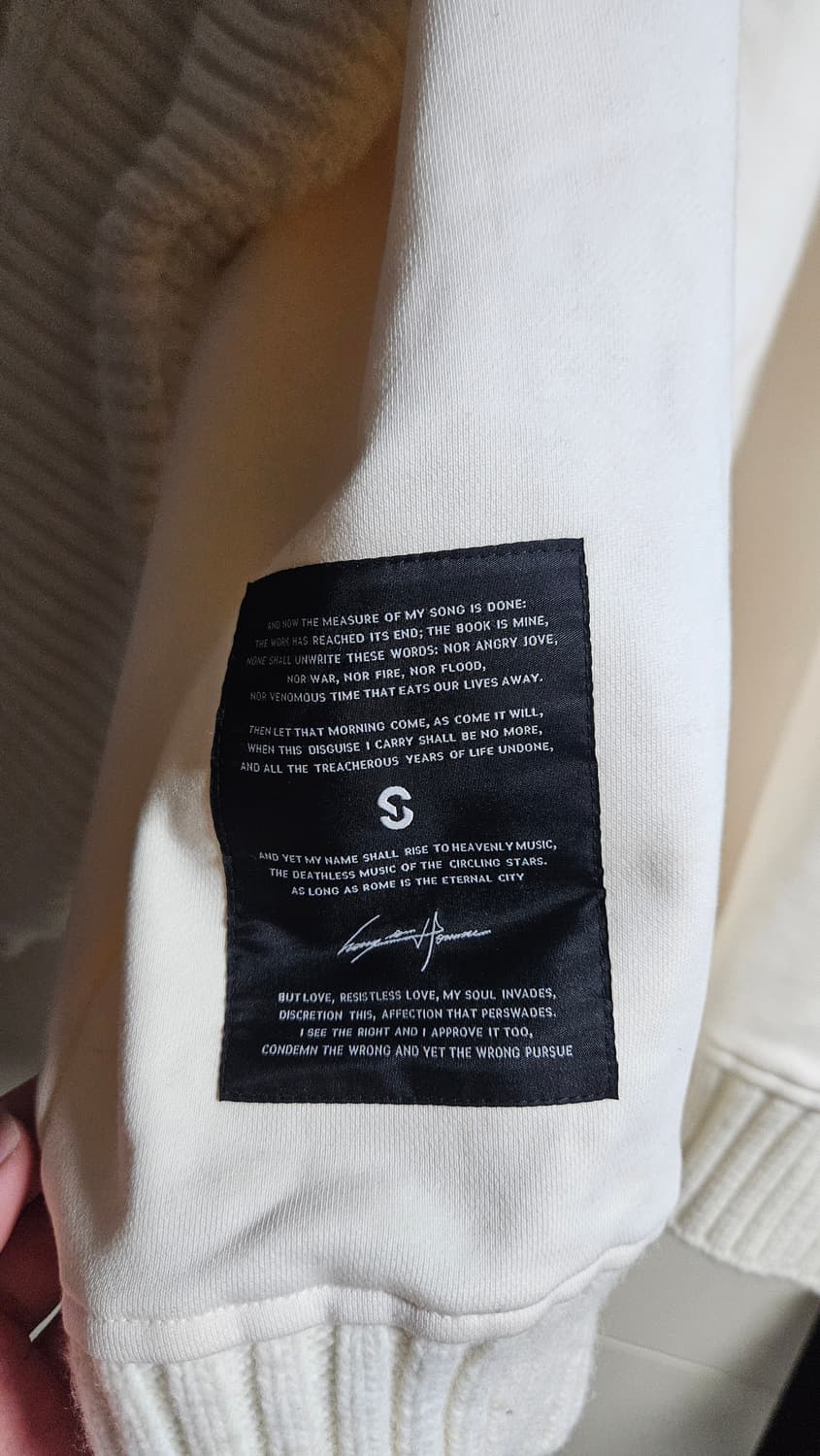 송지오옴므 맨투맨 정품 신품 상품이미지2