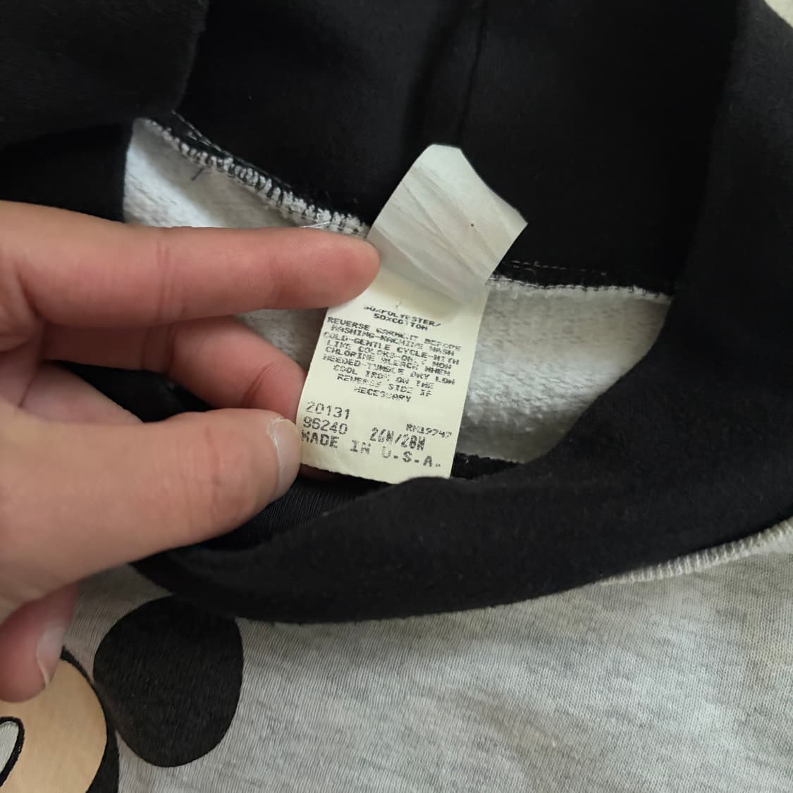 90s USA 디즈니 미키마우스 빈티지 스웻셔츠 2XL 상품이미지6