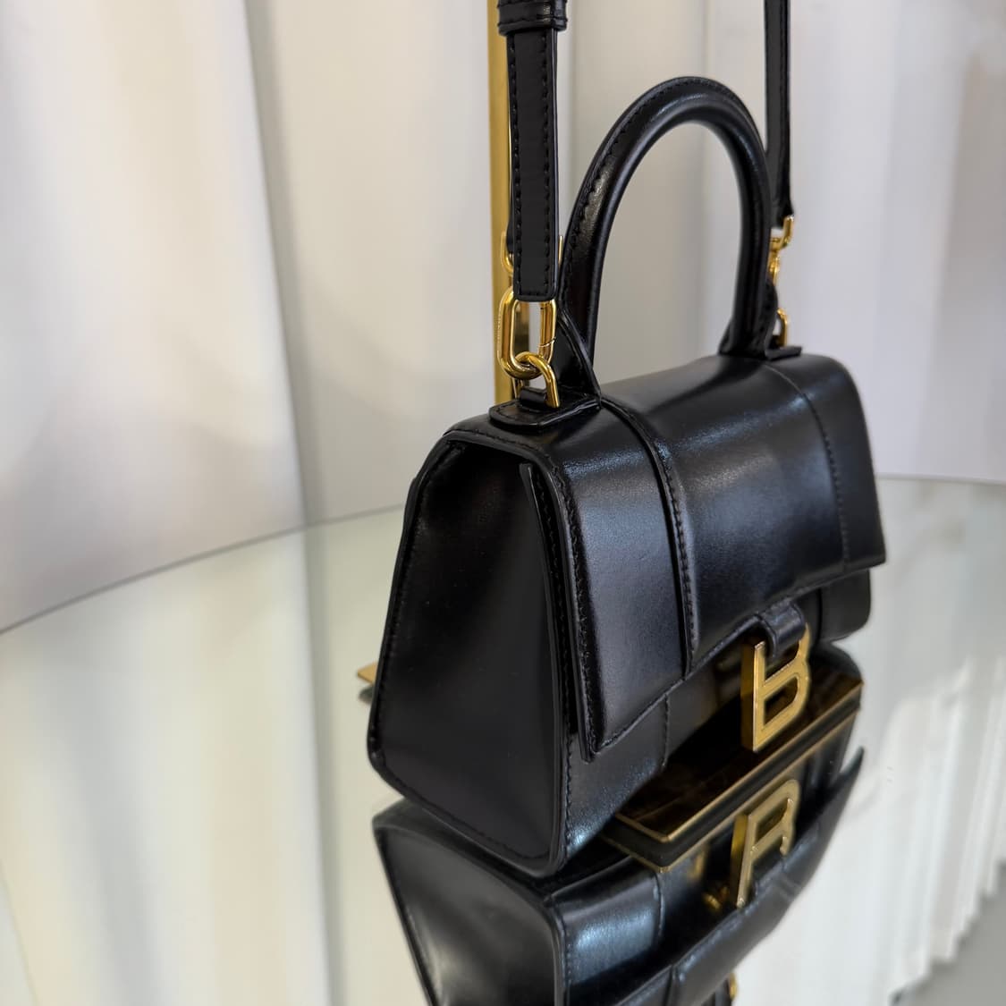 발렌시아가 아워글래스 탑핸들 토트백 XS 상품이미지5