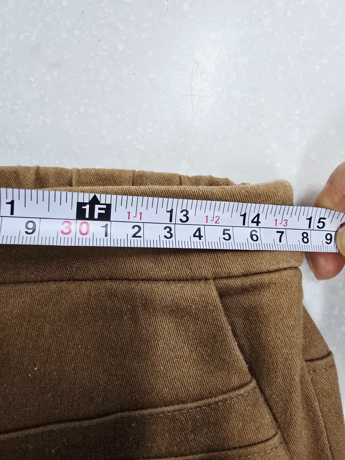 isae 이새 카멜 와이드 크롭 팬츠 상품이미지7