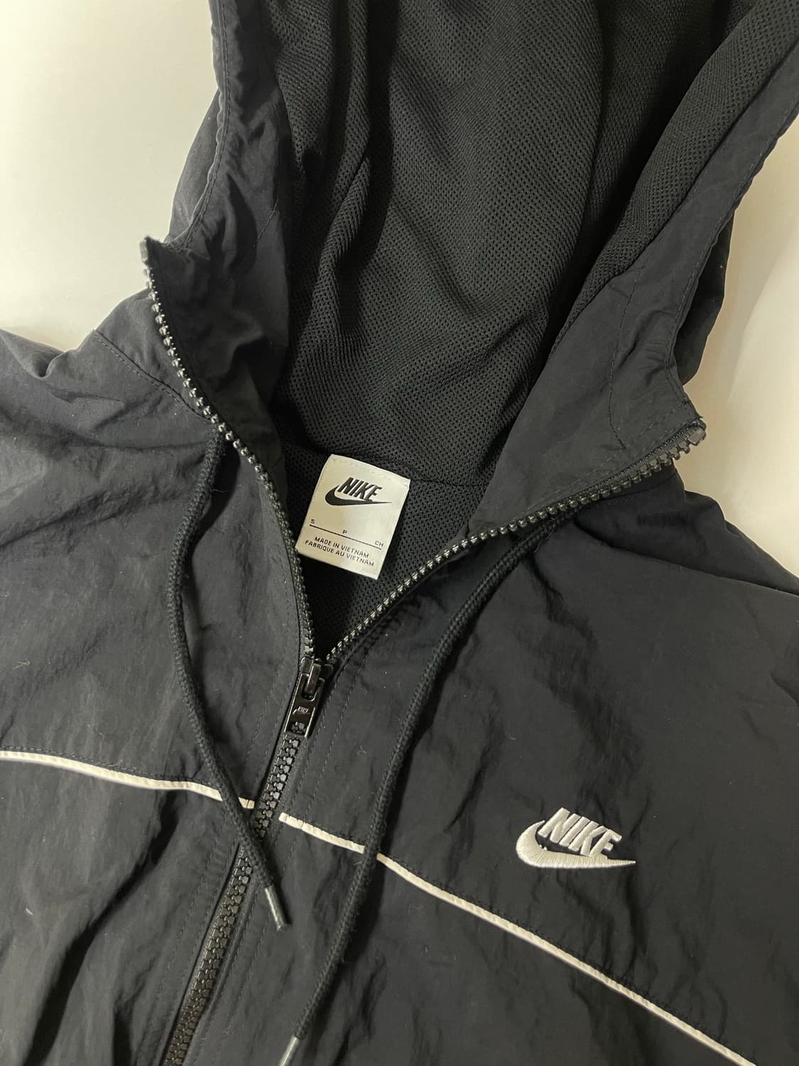 나이키 후드 바람막이 블랙 S 상품이미지3