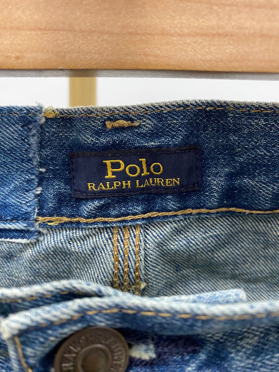 폴로 랄프로렌 리터치 데님 스커트 상품이미지5