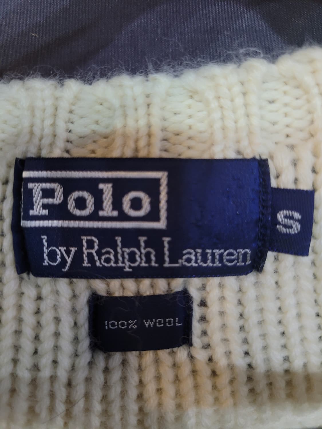 Ralph Lauren 랄프로렌 레트로 빈티지 크라켓 케이블 헤비울 니트 상품이미지3