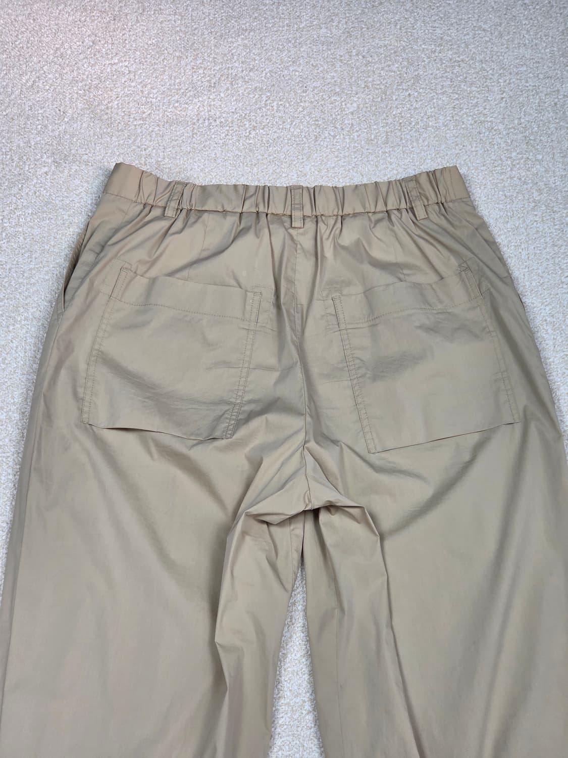 [비이커] 세미 배기핏 코튼 블렌드 턱 팬츠 | A00173 상품이미지6