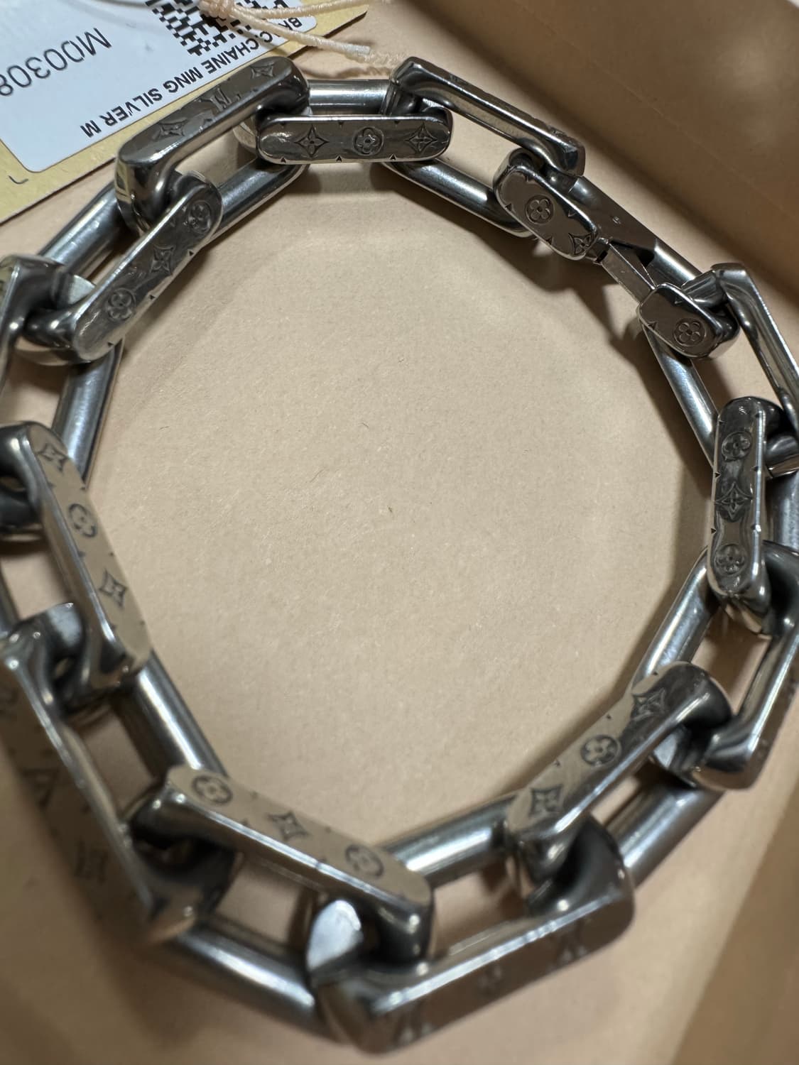 루이비통 버질아블로 체인 팔찌 M사이즈 상품이미지3