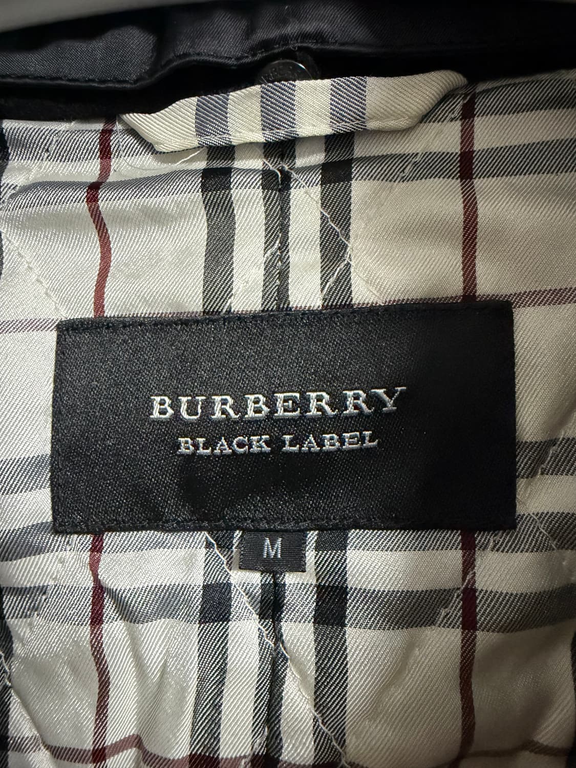 버버리 블랙라벨 퍼 카라 집업 자켓 상품이미지3