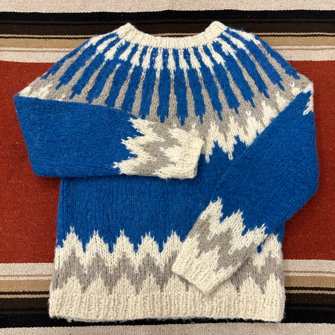 앤더슨벨 핸드메이드 노르딕 크루넥 스웨터 상품이미지2