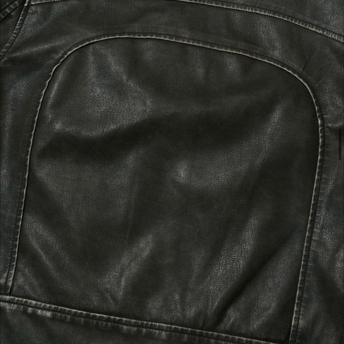 Partimento washed leather biker jk 상품이미지3