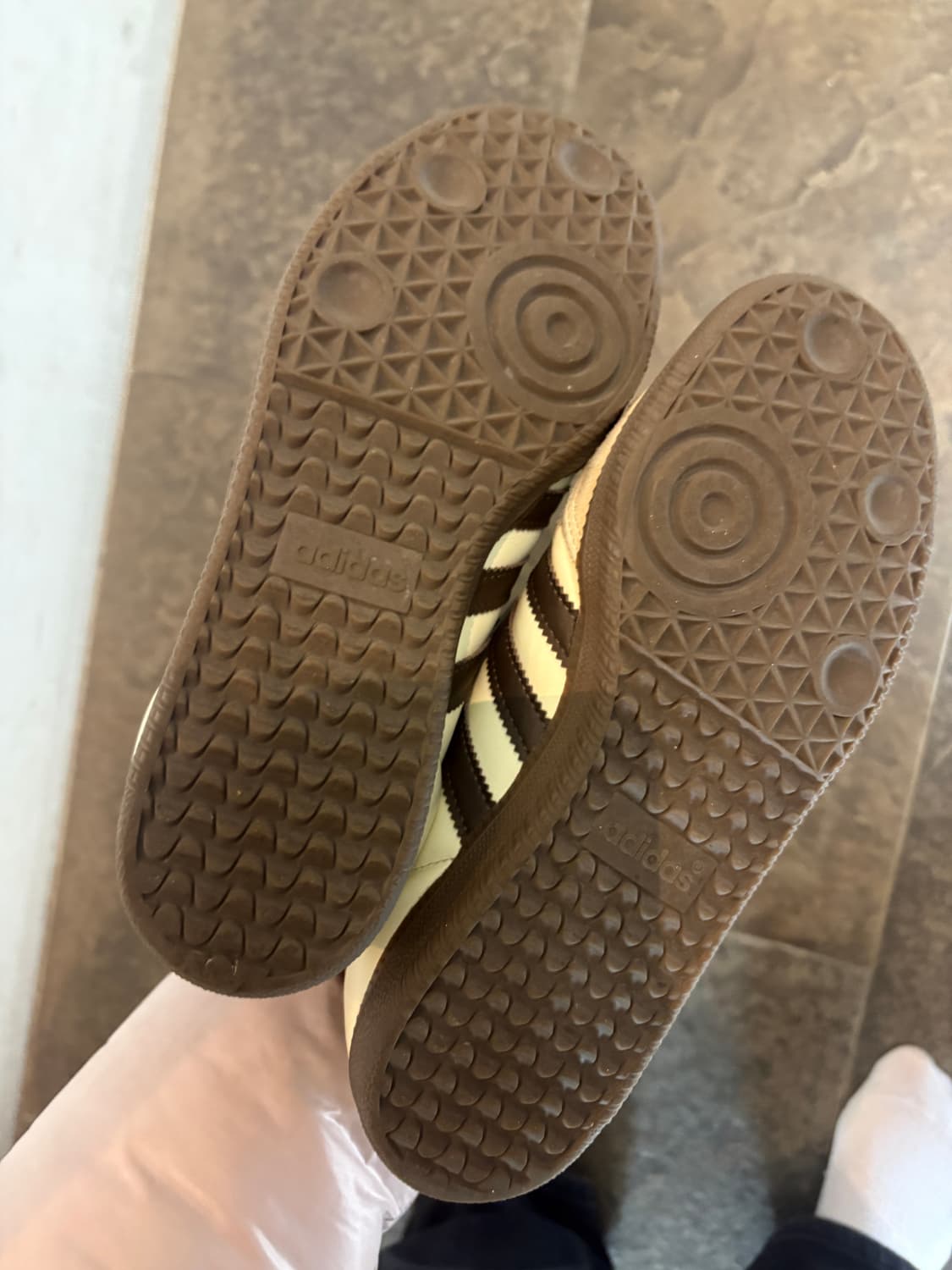 아디다스 삼바 og 크림화이트 다크브라운 240 상품이미지2