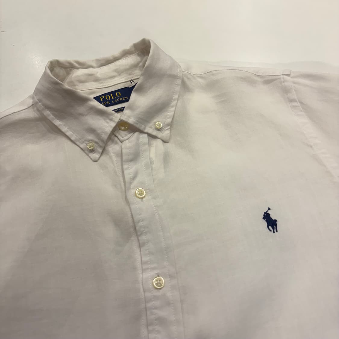 [M] 폴로 랄프로렌 신형 큐알 린넨 긴팔 셔츠 B867 상품이미지3