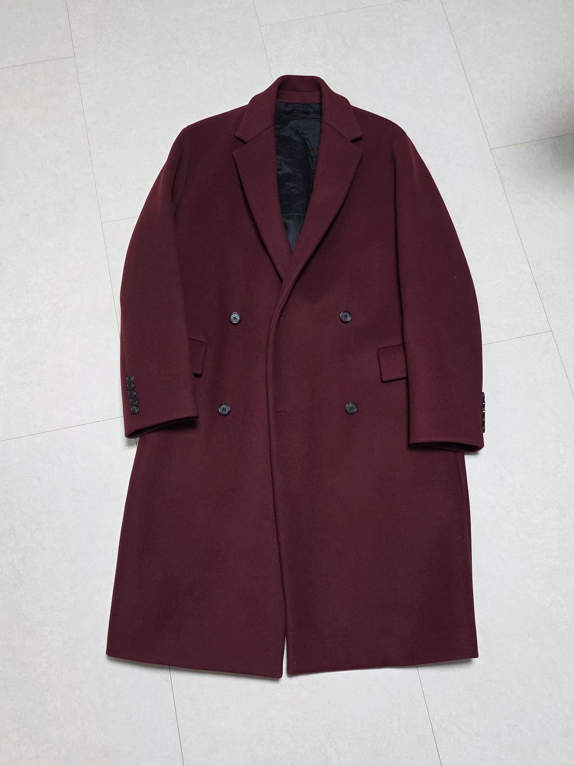 질스튜어트 와인 더블 코트 상품이미지1