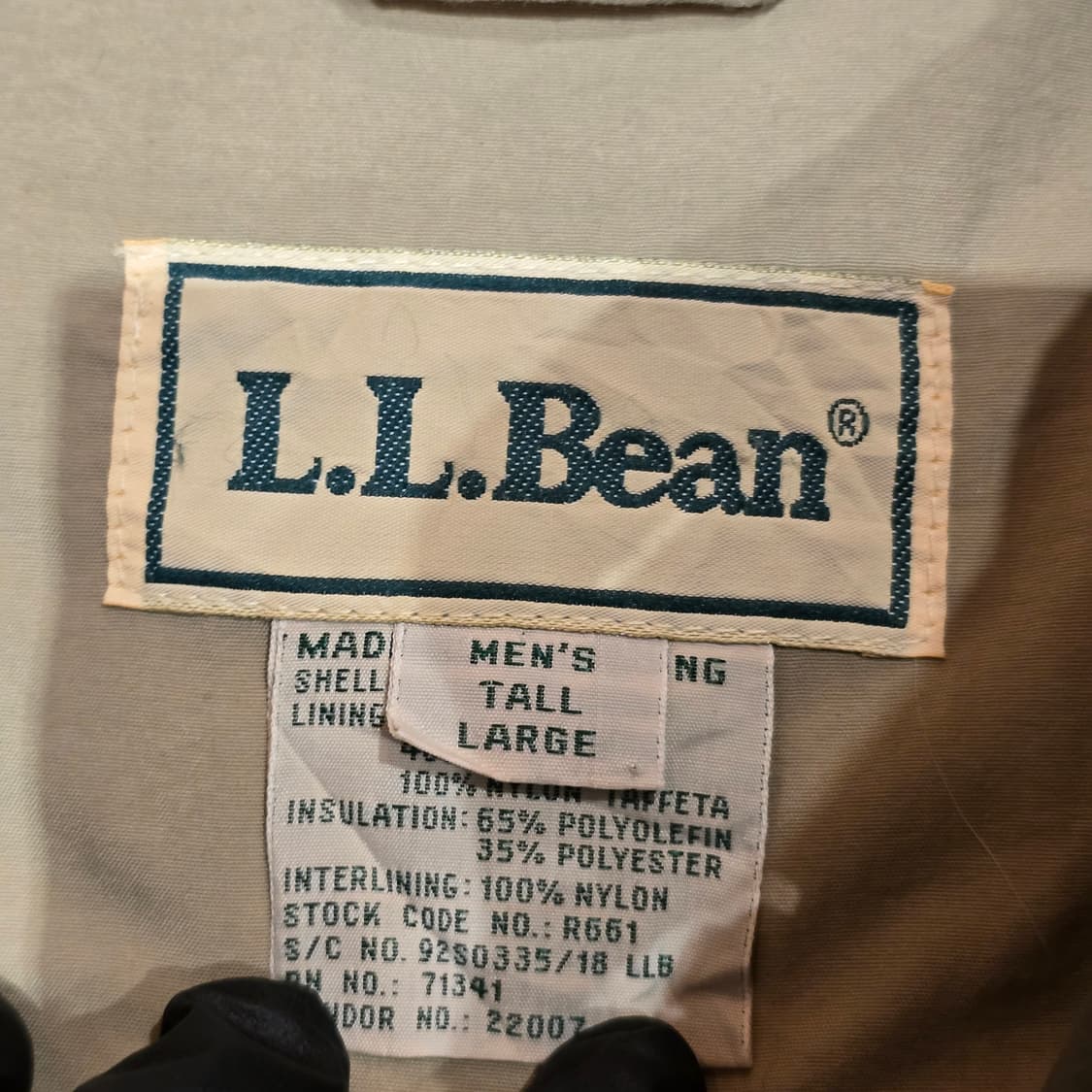 90s 엘엘빈 올 웨더 인슐레이티드 자켓 상품이미지6