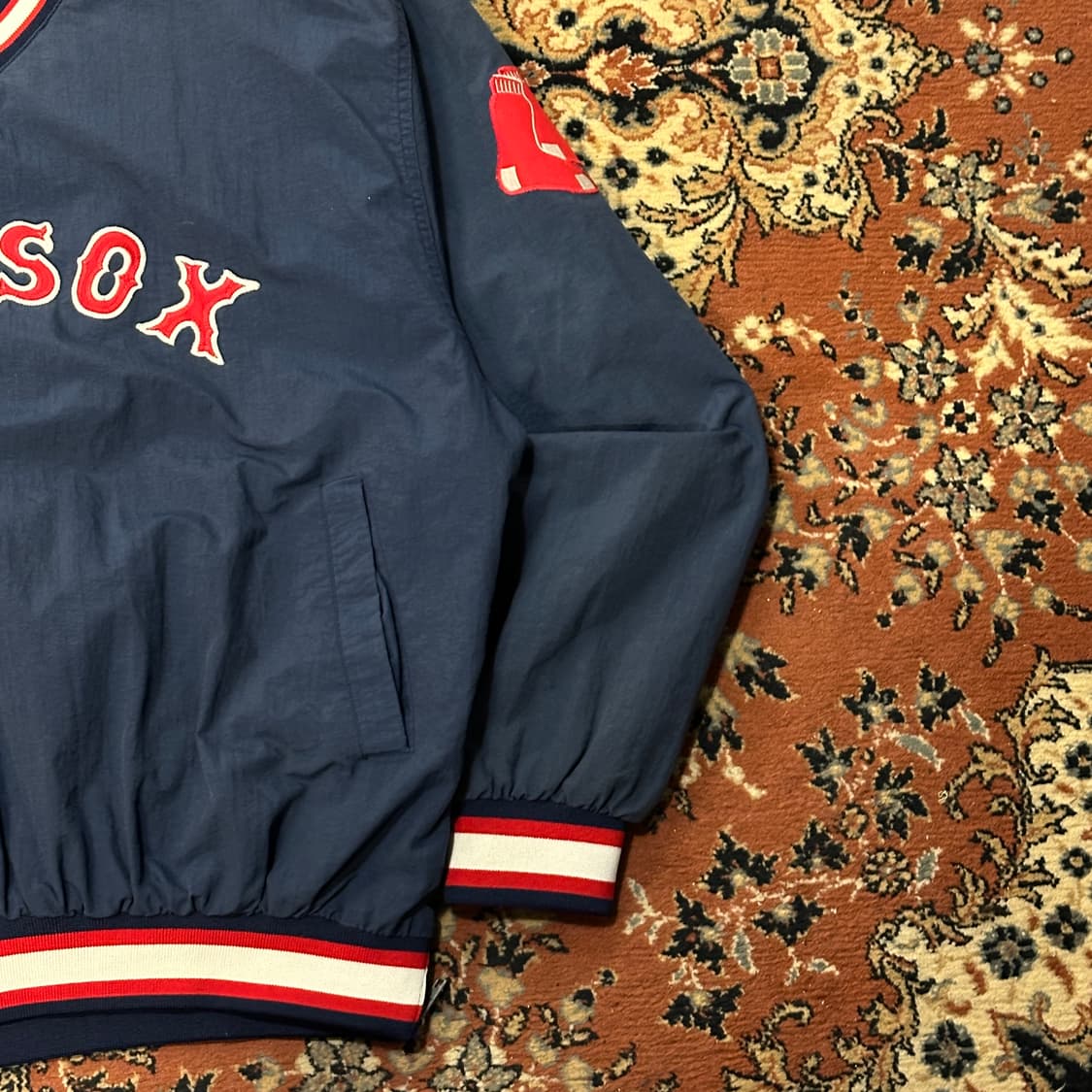 마제스틱 레드삭스 웜업 자켓 (XL) 상품이미지3
