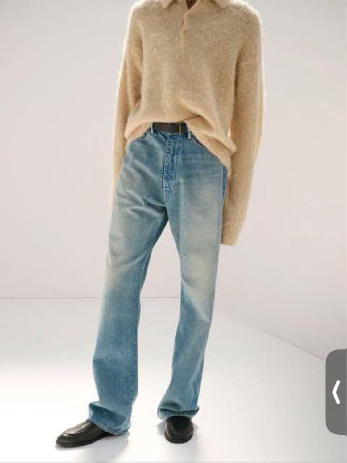 오라리 AURALEE 23aw 셀비지 라이트 데님 팬츠 5사이즈 상품이미지2