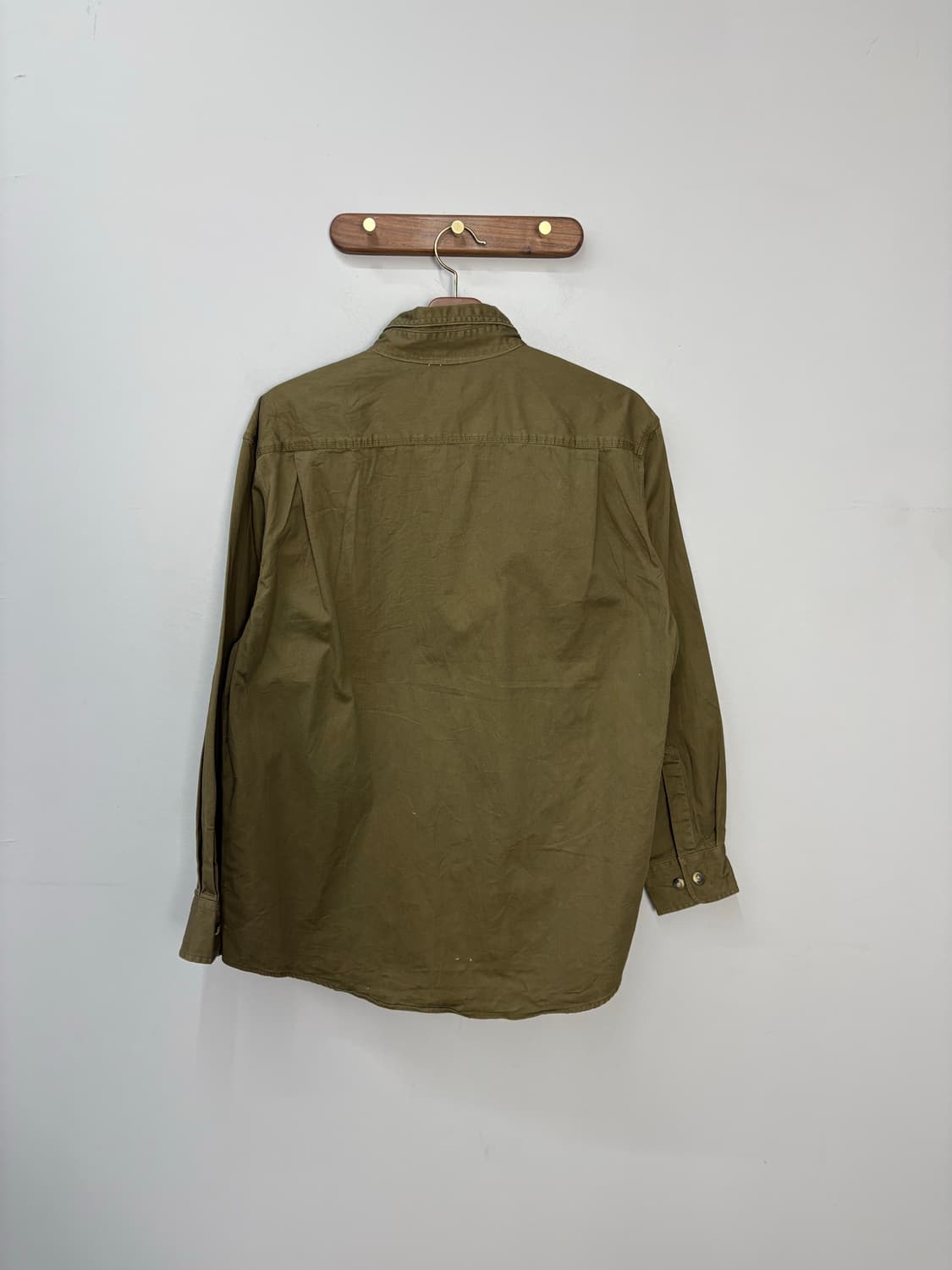 칼하트 카키 버튼다운 워크셔츠 A2763 상품이미지4