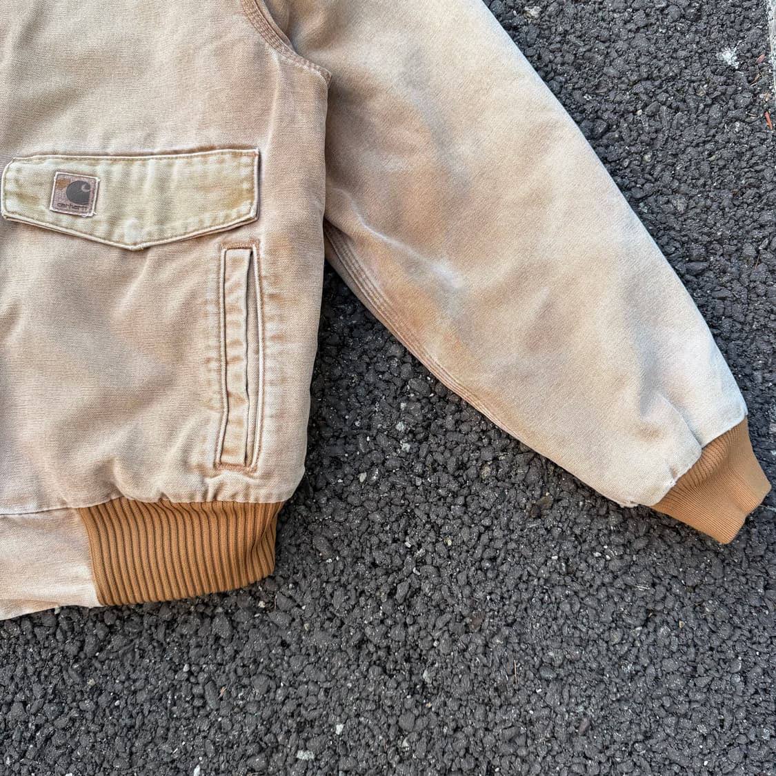 빈티지 칼하트 J165 BRN 워크 자켓 M 상품이미지5