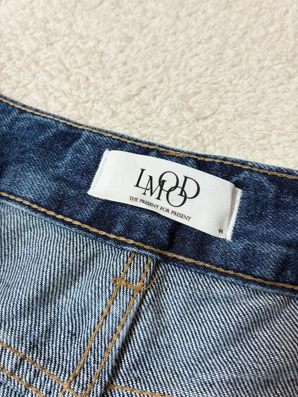 엘무드 LMOOD 워싱 와이드 데님 팬츠 PN6971 상품이미지7