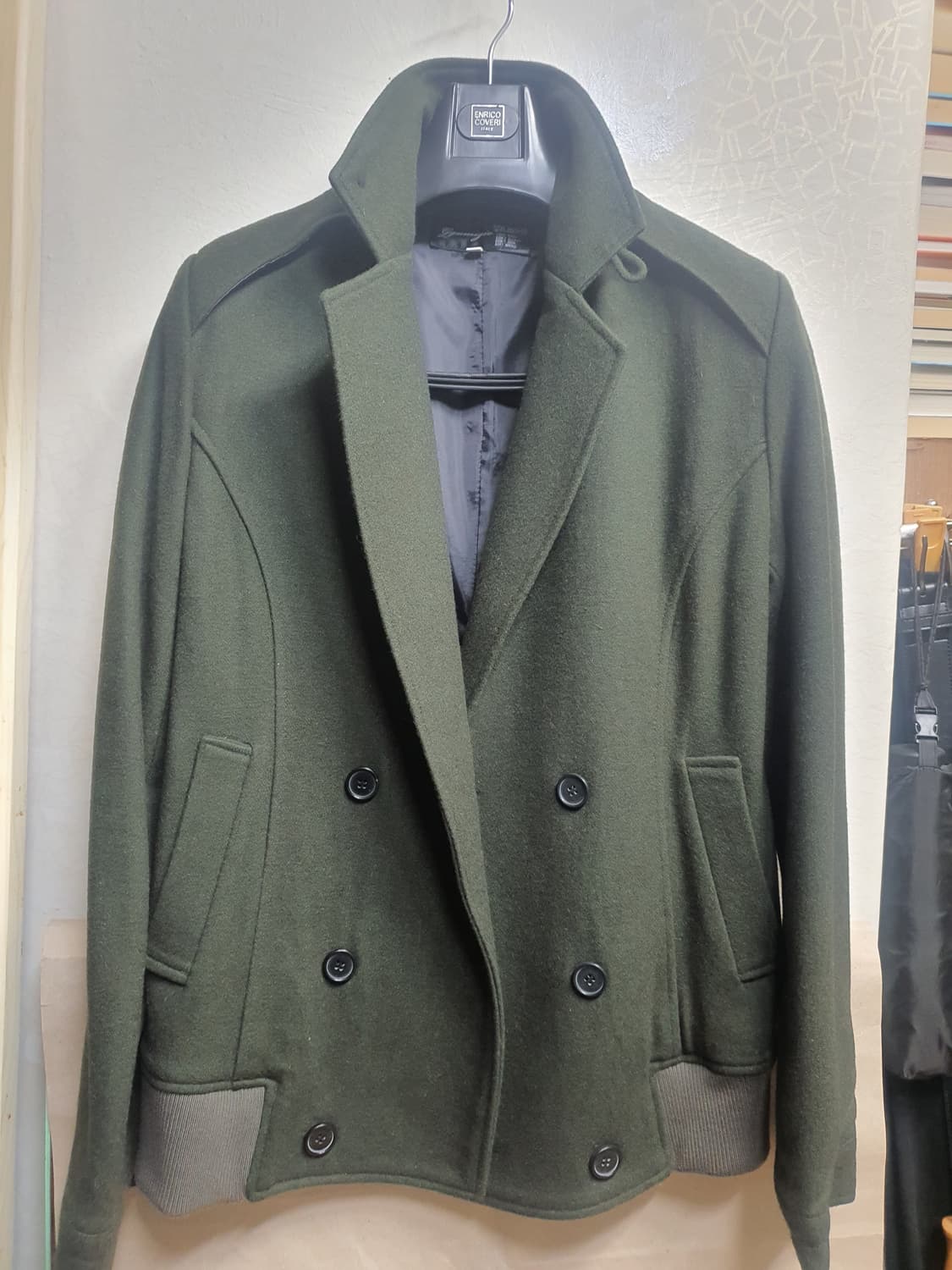 남성카키  울 자켓 95 상품이미지1