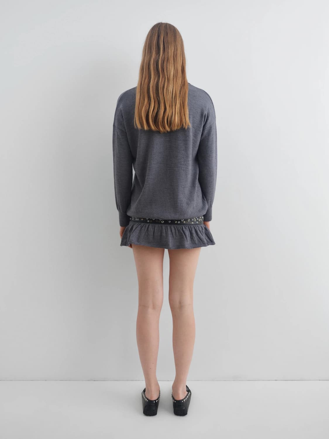 [M] 기마구아스 Fille 점퍼 니트 / 다크그레이 상품이미지4