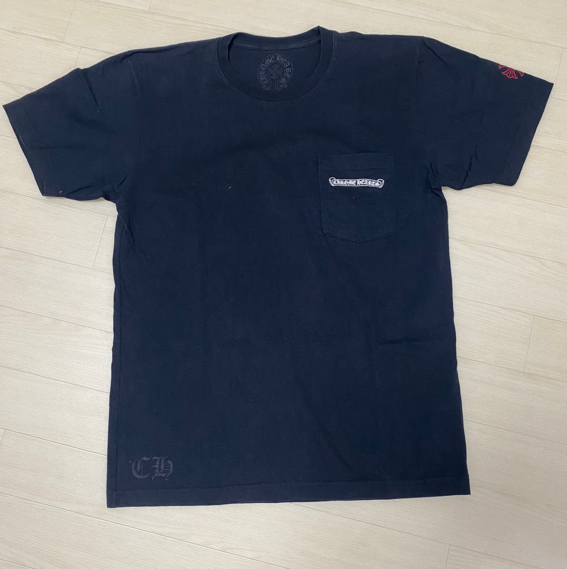 크롬하츠 뉴욕 익스클루시브 스크롤 포켓 반팔 티셔츠 상품이미지1