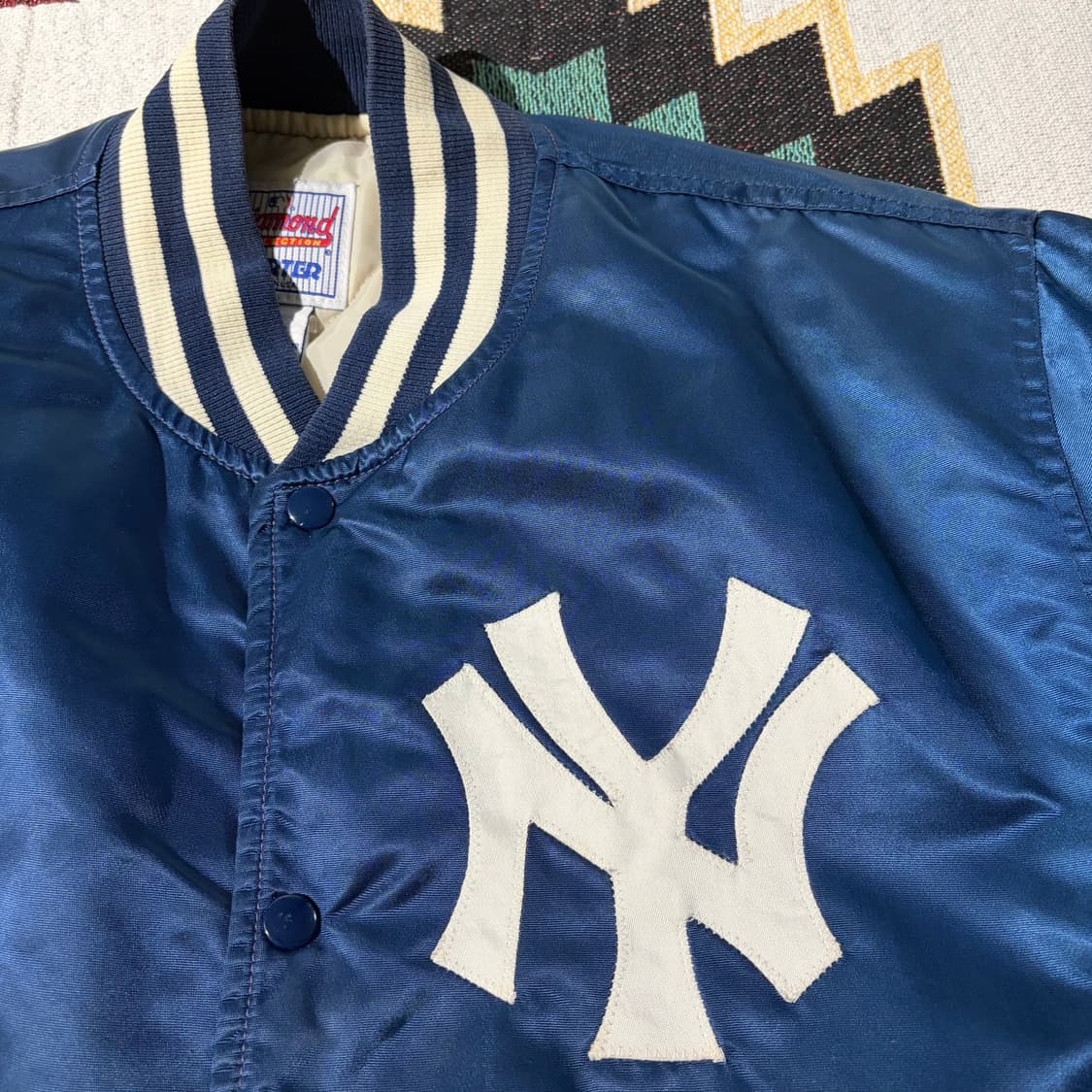 90s Starter Yankees varsity Jacket 상품이미지3