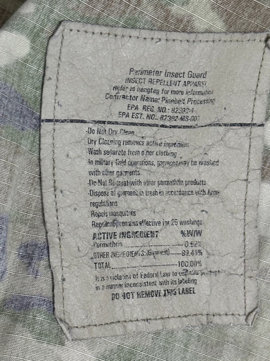 미군 OCP 멀티캠 전투복 상의 (L/XL) (XL) 상품이미지10