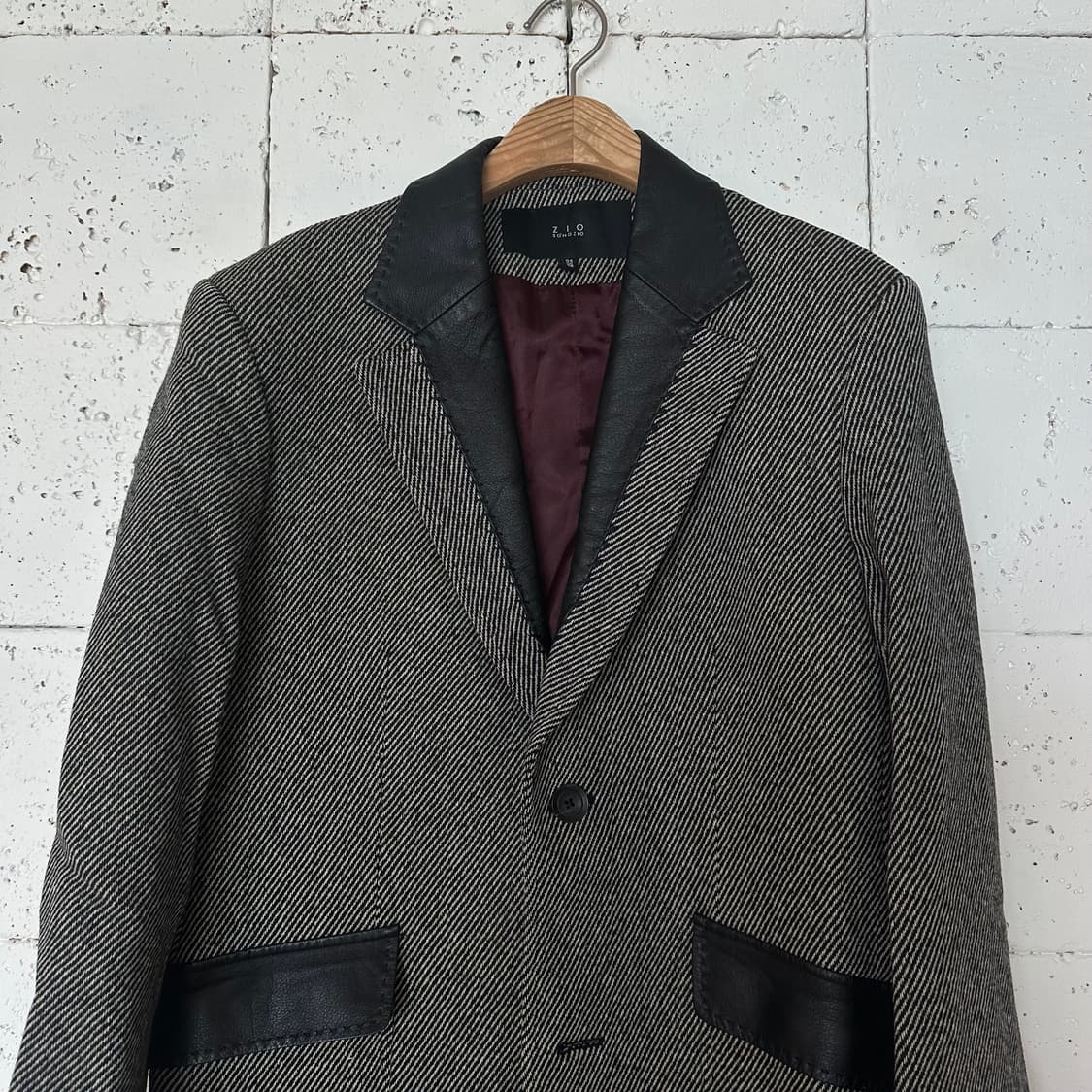 95 지오송지오 해링본 코트 상품이미지2