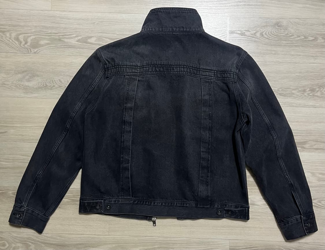 아이시토 데님 트러커 자켓 블랙 m 상품이미지2