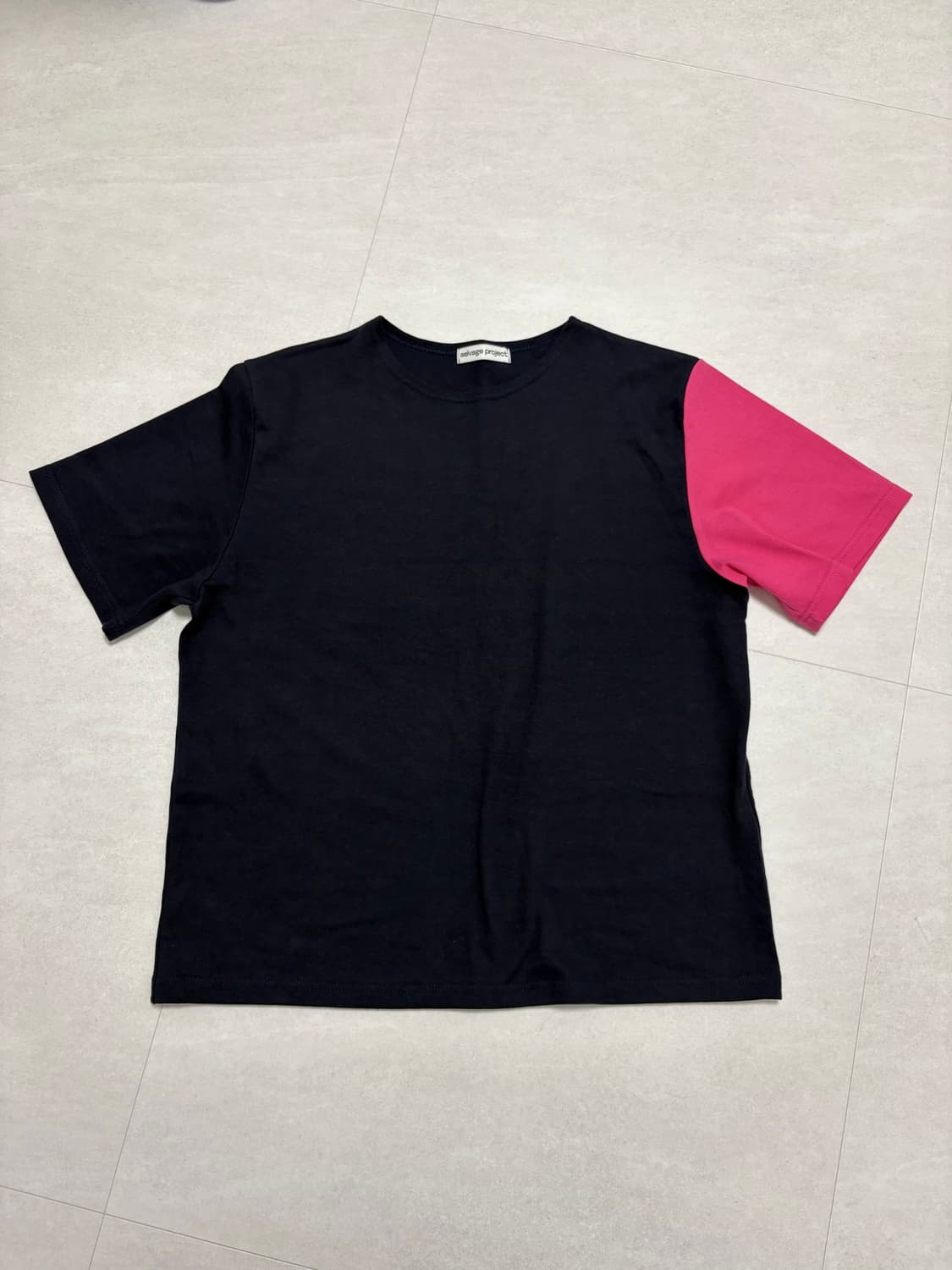 selvage project Color Block Top 상품이미지4