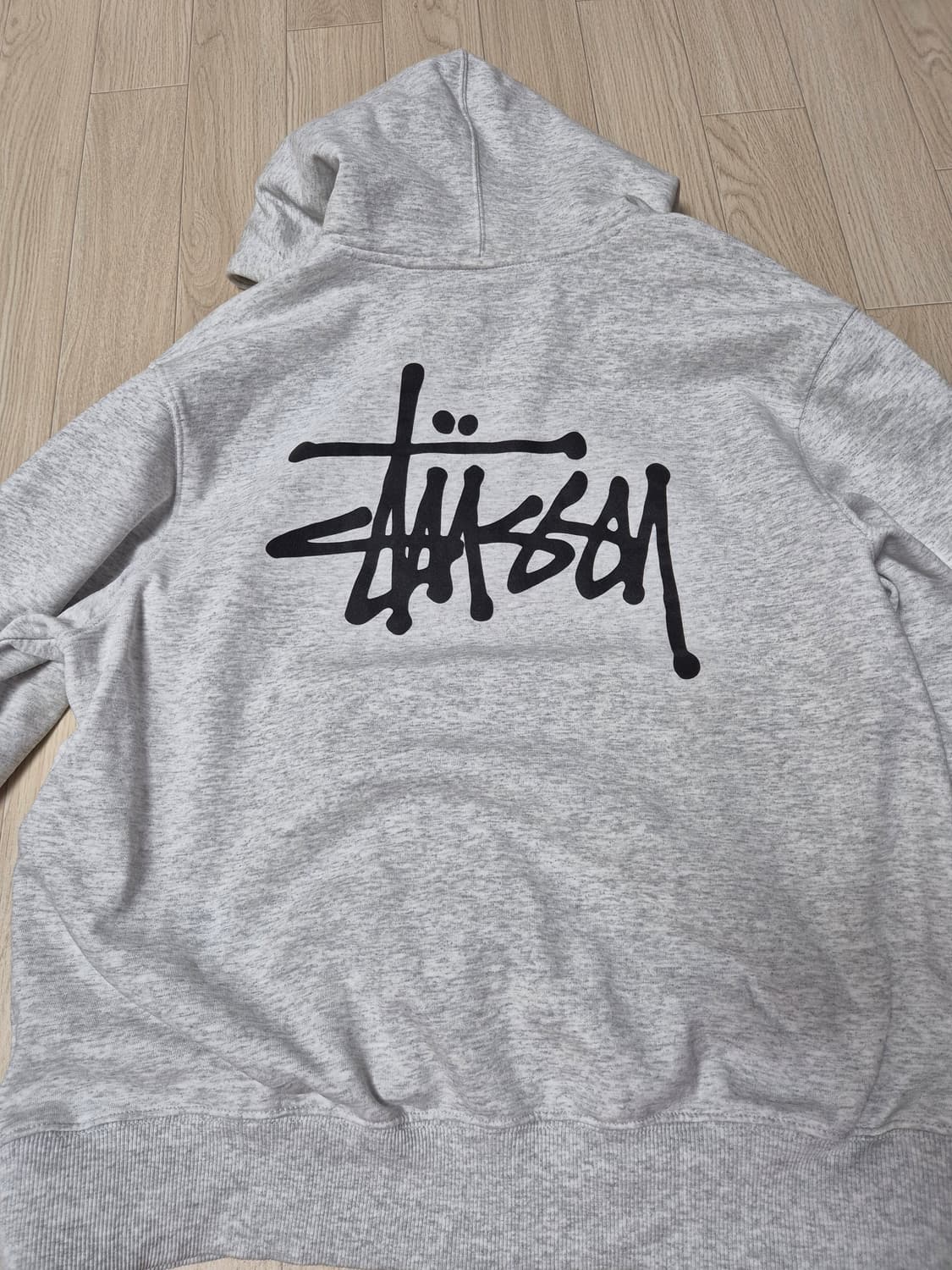 [L] 스투시 베이직 후드 애쉬 헤더 2021 상품이미지7