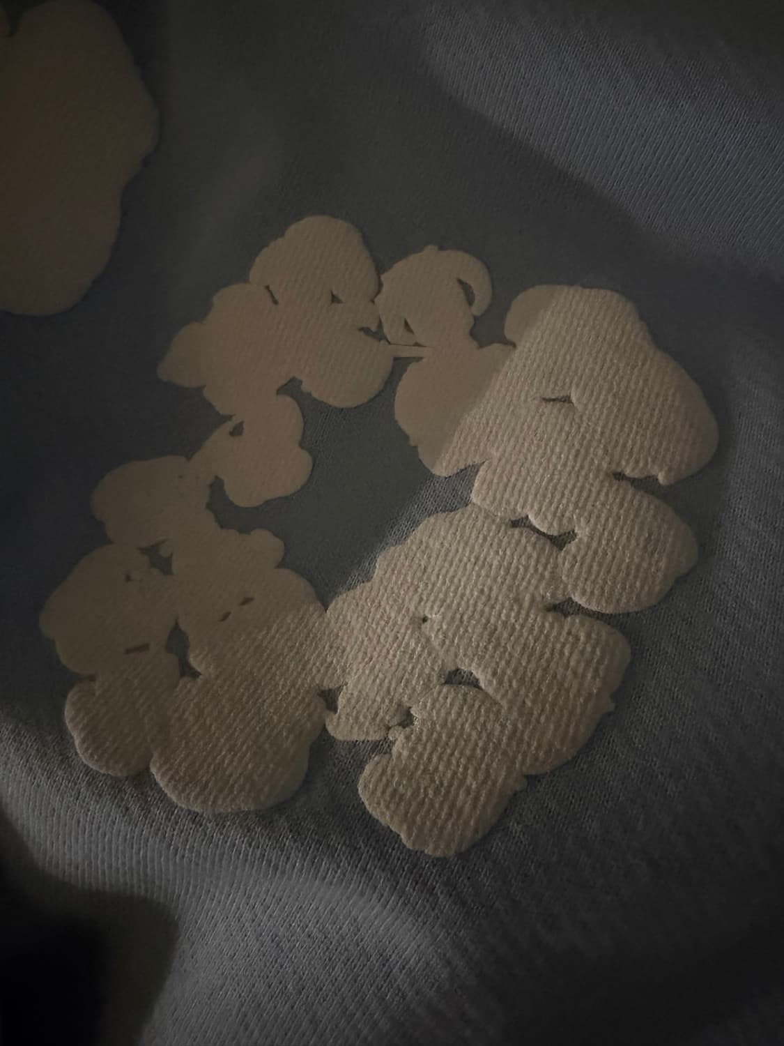 데님티어스 파우더블루 후드티 L사이즈 상품이미지2