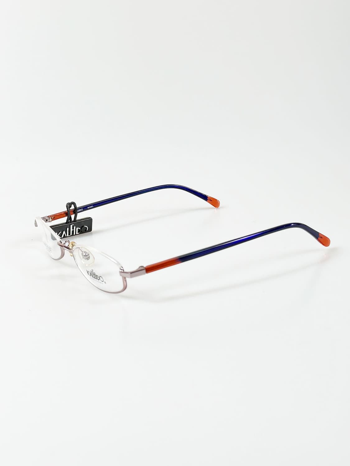 90s KALEIDO 스퀘어 하프 언더림 빈티지 안경 상품이미지3