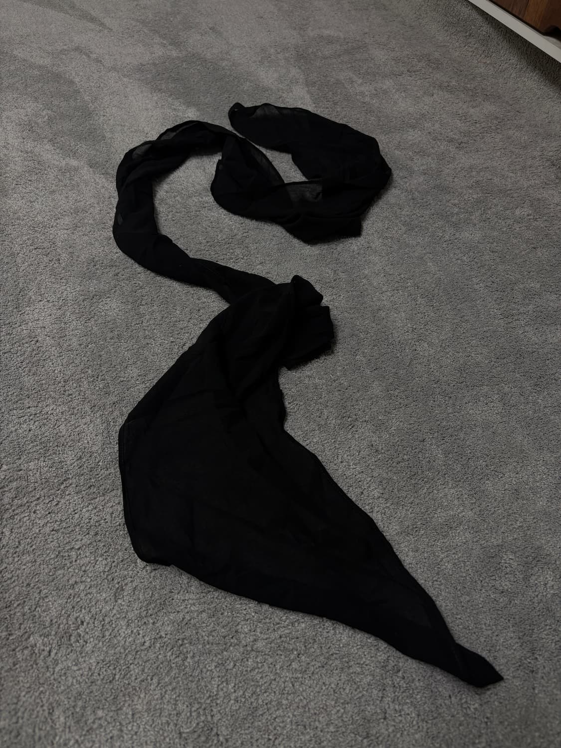 Vintage punk vkei mood silky scarf 상품이미지1