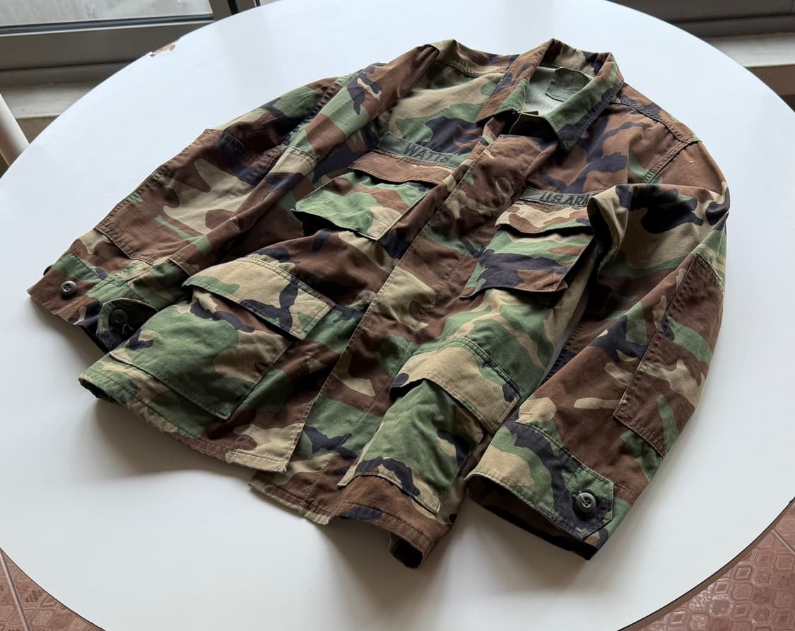 US army 빈티지 Woodland Camouflage 상의 상품이미지2