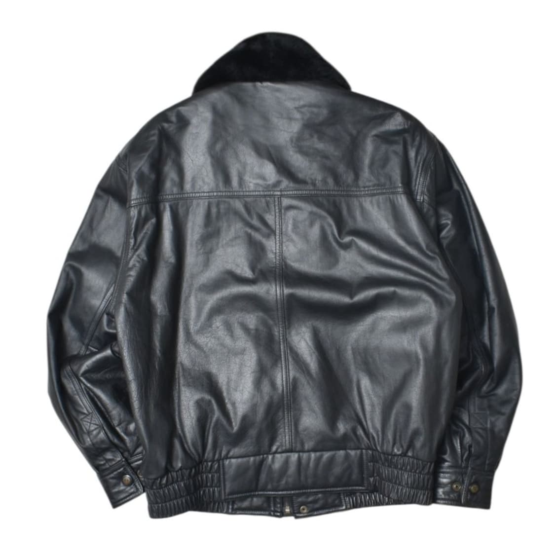 리얼레더 소가죽 항공점퍼 플라이트 자켓 N1074 상품이미지2