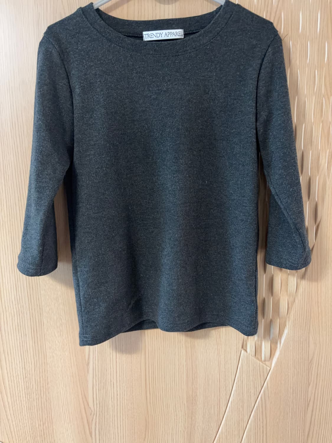 트렌디 어패럴 차콜 7부 티셔츠 상품이미지9