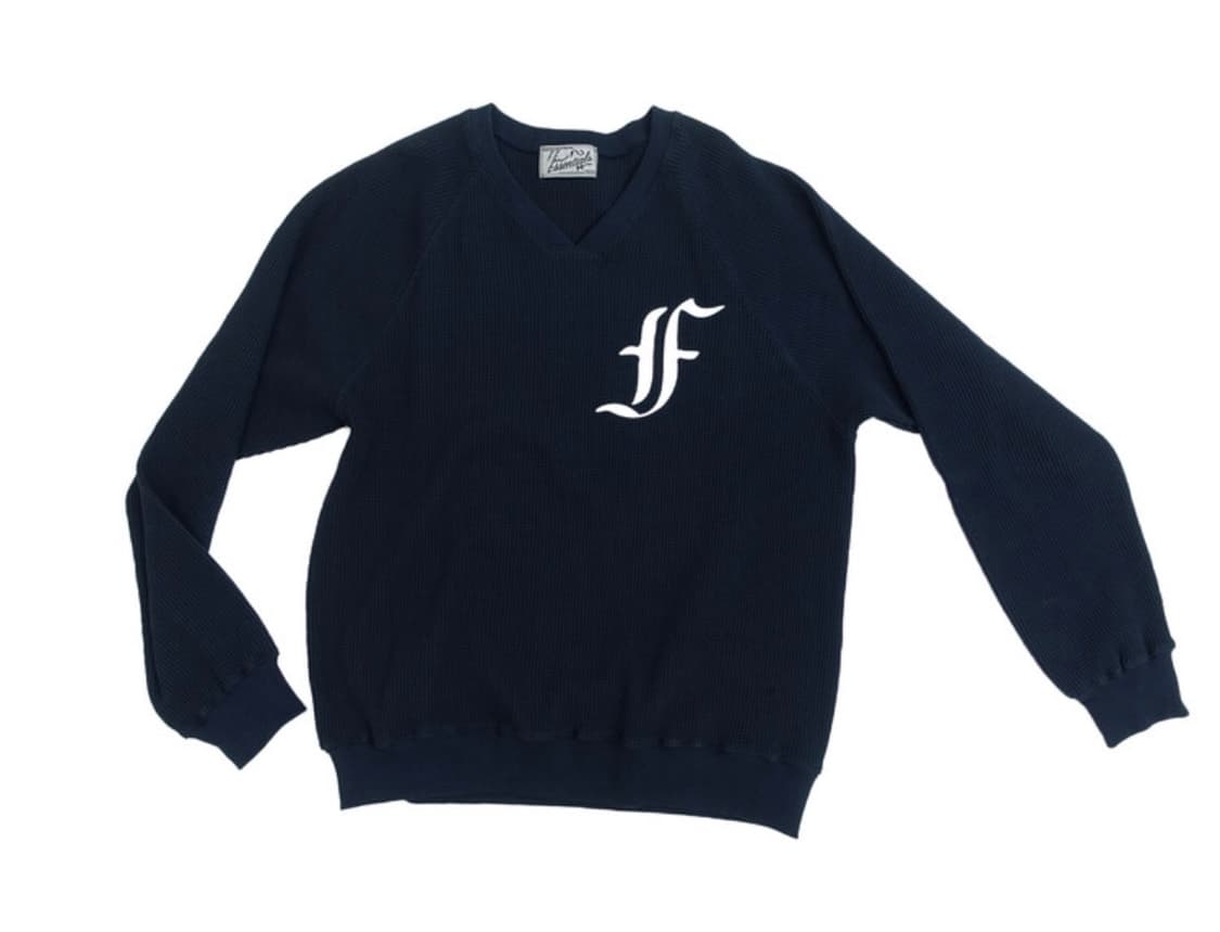 샵페어리 waffle boxy MTM 와플 박시 맨투맨 (navy) 상품이미지2