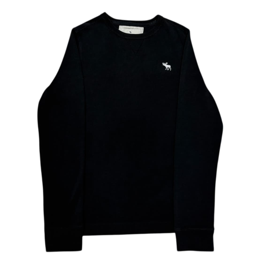 아베크롬비 빈티지 노르딕 와플 맨투맨 블랙 S 상품이미지1