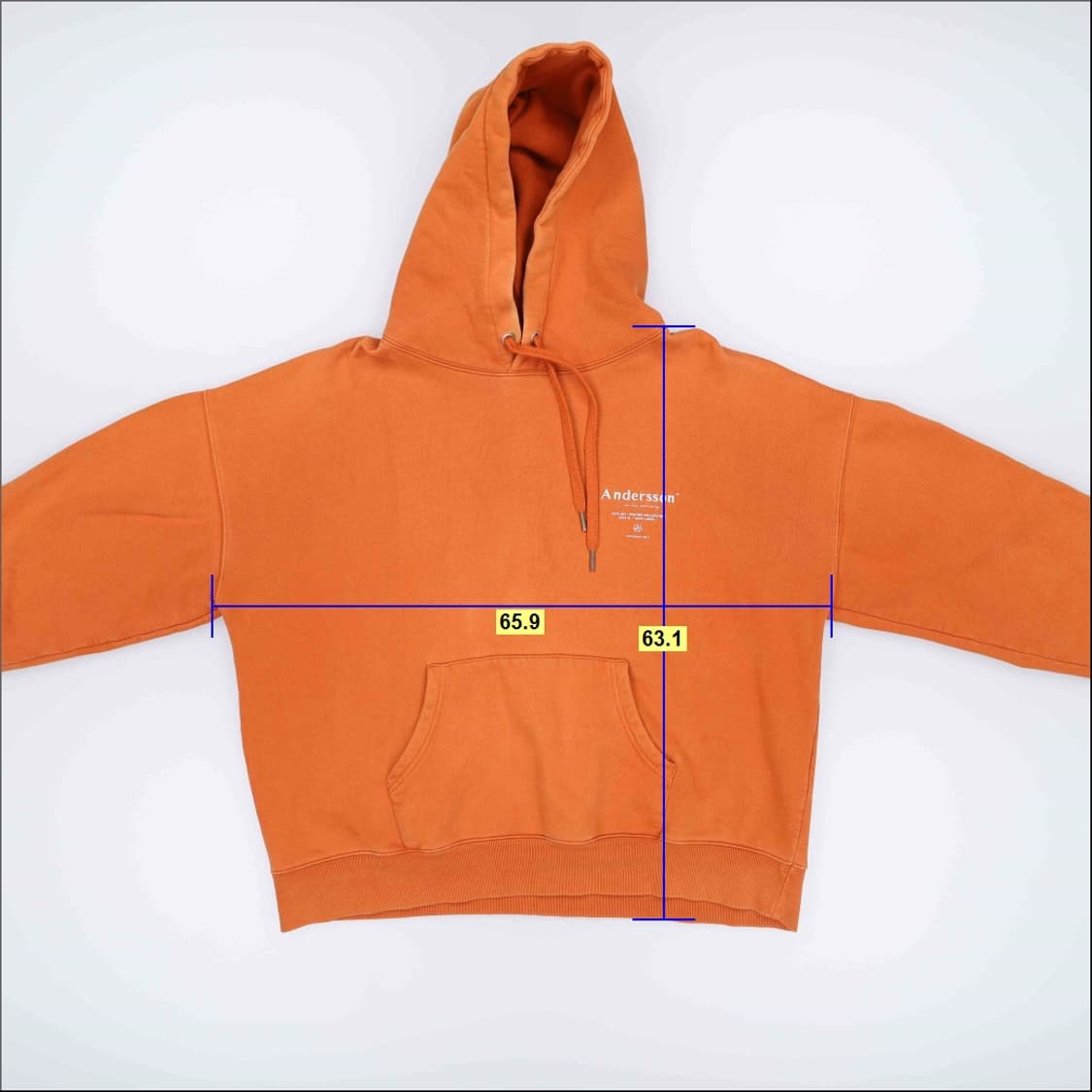 [L] 앤더슨벨 기모 후드티셔츠 1223H2 상품이미지8