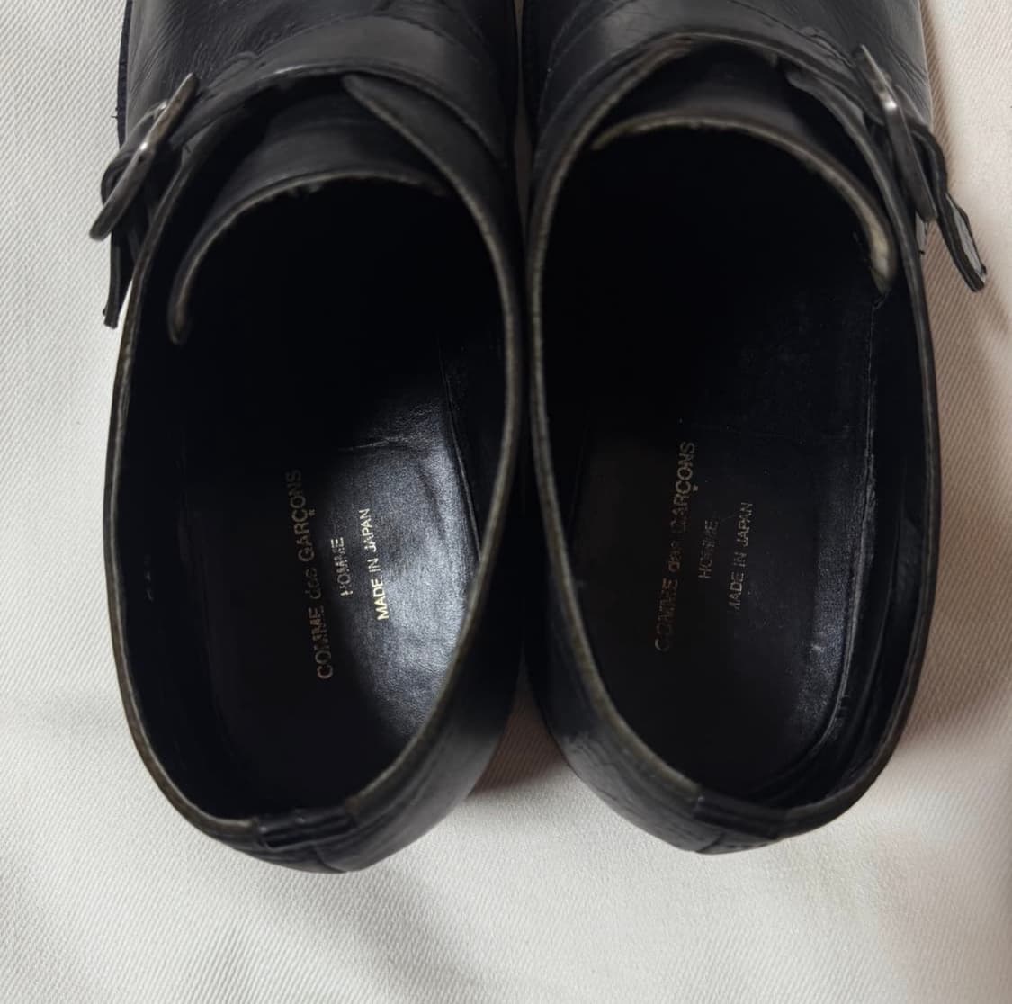 [265-270] 꼼데가르송 옴므 레더 스트랩 더비 슈즈 상품이미지4