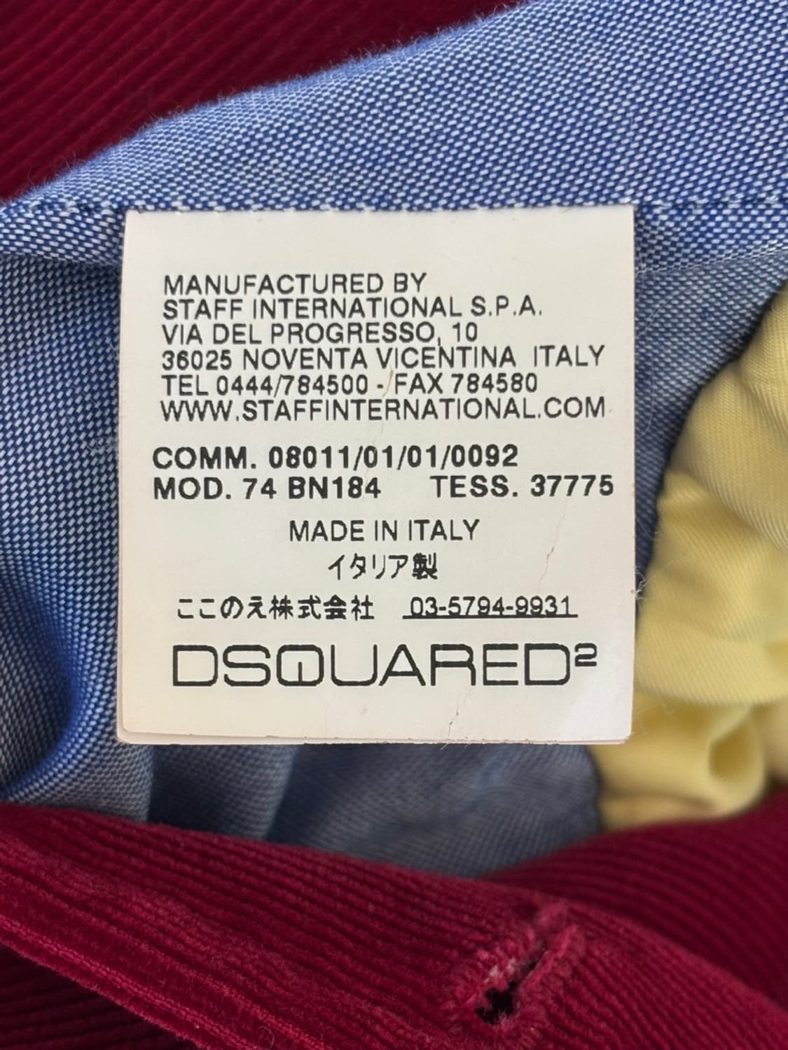 Vintage Dsquared2 Layered Jacket 상품이미지9