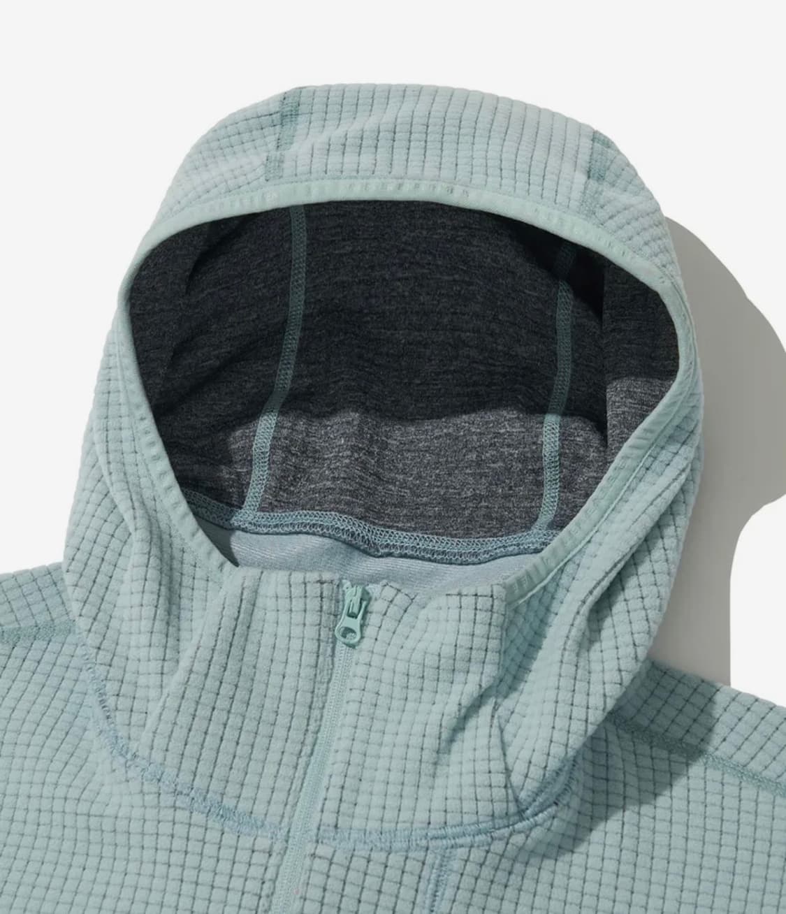 웰터 익스페리먼트 스퀘어 플리스 후드 풀오버 블루 상품이미지3