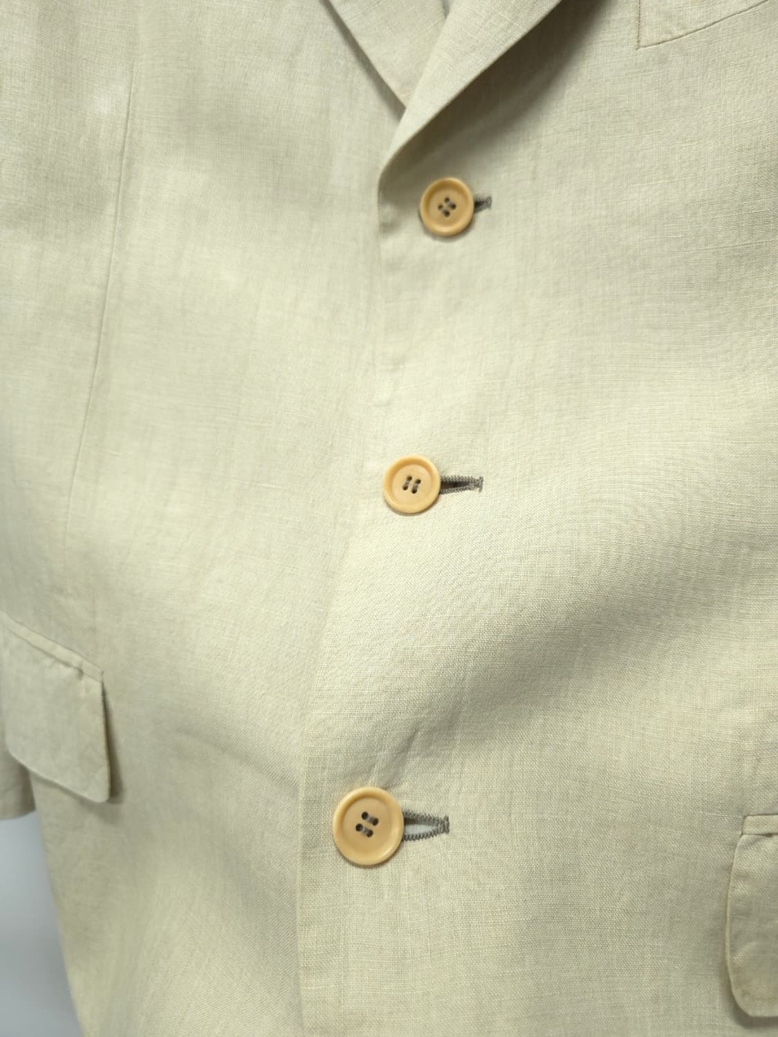 에르메네질도 제냐 소프트 라인 베이지 린넨 블레이저 (스위스 메이드) 상품이미지3
